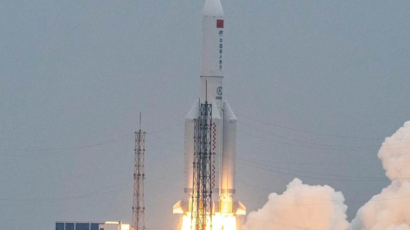 الصاروخ الان اين مباشر الصينى البحوث الفلكية