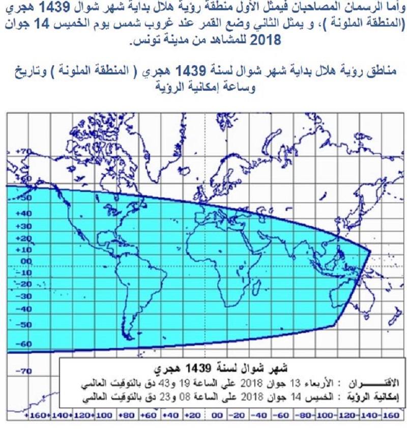 منطقة رؤية الهلال